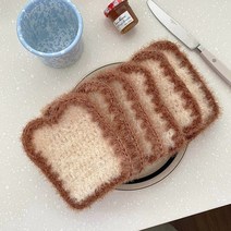 [울클럽]식빵 수세미 뜨개 키트 왕초보 DIY 두겹 고급수세미실 도톰한 수세미(동영상), 136바닐라(2볼) ＋ 142카멜(1볼)