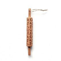 도자기공예 만들기 도구 물레 DIY25cm 양각 롤링 핀 DIY 수제 공예 도자기 인쇄 음식 패턴 장식 액세서리, 05 5