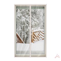 DP 자석 보온 방풍커튼 외풍, 소(화이트)