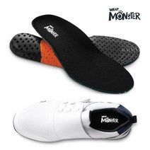 몬스터 3in1 기능성 인솔 깔창 젤패드깔창 신발깔창 운동화 등산화, 블랙-M(220-250)