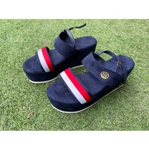 젤리슈즈 장마샌들 여성 새로운슬로프 힐 여름 두꺼운 바닥 머핀 바닥 버클 증가 로마