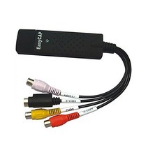 휴대용 쉬운 모자 USB 2.0 비디오 오디오 변환기 캡처 카드 DVD DVR VHS 지원 NTSC PAL 고품질, 한개옵션0, 한개옵션0