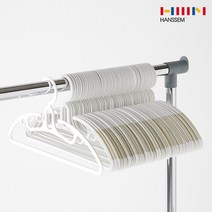 한샘온라인 소프트그립 옷걸이 50pcs 화이트, 상세페이지 참조