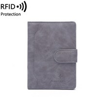 RFID 여권 커버 PU 가죽 남성 여성 여행 홀더 신용 카드 케이스 지갑 보호기