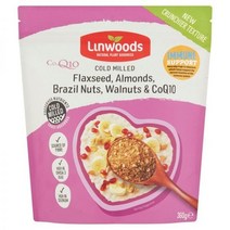 영국 Linwoods Milled Flax Nuts & Q10 린우드 골드 밀드 플랙씨드 너트 코큐텐 코엔자임 360g 3팩
