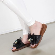 프리티슈 쥬얼리 쉬폰 시루스 리본 슬리퍼 젤리창 (2.3cm)