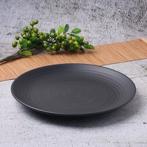 먹토 멜라민그릇 원형접시 5호, 1개