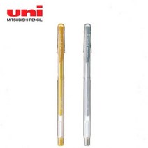 유니 유니볼 시그노 스탠다드 펜 UM-100 0.8mm, 실버, 12개입