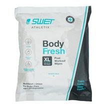 EarthFriendly XL 바디 샤워 물티슈 (20개) 몸 손을 운동 후 헹굼 프리 클렌징. 식물 기반 섬유 저자극성 무향 캠핑 스포츠 체육관 등에 이상적입니다.