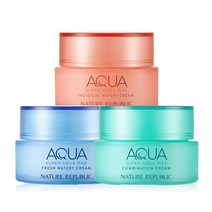 네이처리퍼블릭 슈퍼 아쿠아 맥스 수분크림 80ml (3종 택 1) 정품보증 155480, 컴비네이션(복합성용)