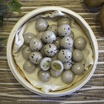 새알 옹심이 만두 고기 감자 옹심이 만두 1kg, 감자옹심이만두1kg+한우사골국400g(3팩), 3개