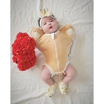 신생아 백일 출산 선물 세트 셀프촬영 헤어밴드 양말 기프트 박스