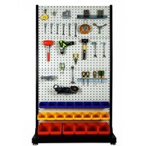 공구 정리대 이동식 홀더 거치대 타공판 부품 스탠드, 랙 제외 공구 정리대 C