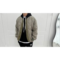 남녀공용 겨울 깔깔이 패딩 오버핏 경량 누빔 점퍼