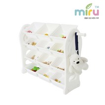 미루 야무진 장난감정리함 와이드4단, 미루 야무진 와이드 4단 베이직(화이트)
