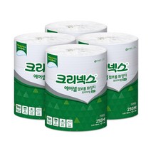 크리넥스 에어셀 점보롤 프리미엄 순수 250m, 4팩, 3롤