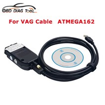 OBD2 스캐너 VAG HEX V2 ATMEGA162 칩 COM VW/AUDI/ Skoda/좌석 자동 리더 USB 케이블 다국어, [10] 체코어, 10 체코어