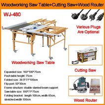 목공작업대 스텐공구함 공구정리대 다기능 슬라이딩 테이블 톱 정밀 접이식 톱 테이블 전기 절단 신제품 쏘 table saw 원형톱, 7.C6