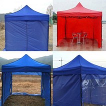 접이식 천막풀세트 ABC형 3mx3m(지붕+프레임+심플바람막이4면), 3mx3m(ABC형), 블랙