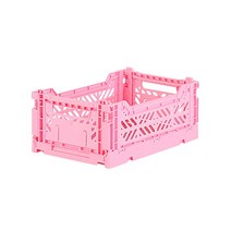 아이카사 폴딩박스 S baby pink 베이비핑크 수납박스 수납바구니 수납함 정리함