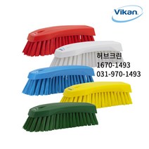 바이칸 허브크린 16701493 핸드솔 대형 컨베이어벨트 청소 세척 이물질 찌든때제거 하드타입브러쉬 넓은간격 빠른건조, 2. 핸드솔 대형 (파랑) 1개