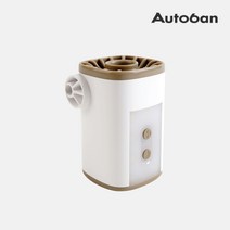 오토반 블랙버드 캠핑 충전식 에어펌프 LED조명 공기 주입/흡입 3가지노즐, 1개, 화이트