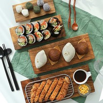 아카시아 나무 직사각 플레이팅 보드 L사이즈