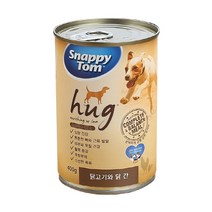 도그 스내피톰 허그 치킨 위드 리버 400gx12 /강아지 간식/강아지 캔