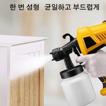 최신형 휴대용 자동 고압 페인트 스프레이 건 충전식스프레이건 3가지 분사 형태 500w 유럽 규격, 1개