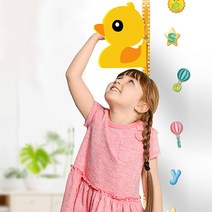 4종 키재는 3D자석 스스로 키재기 스티커 키측정 키성장 체크, 공룡, 신장계