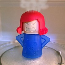 앵그리마마 전자레인지 스팀클리너 클리너 냄새제거, 앵그리마마-칼라랜덤