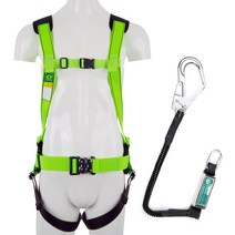 (HMT-02E-F)해밀텍 전체식 원터치 ST훅 엘라스틱 죔줄 / 산업용 안전벨트 / 안전대, 01_엘라스틱 싱글