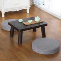 다과상 손님상 호족반 찻상 전통 원목 개다리 소반 밥상 좌상 미니 전통 접이식, 36x36x22 동목