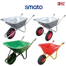 스마토 농업용 농사용 손수레 외발수레 두발수레 핸드카트 구르마 리어카 비료 운반, 1번