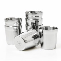 [국산] 에브리 이중 진공 스텐컵 / 무광 샤틴 스텐 304 27종, 10개, 160ml