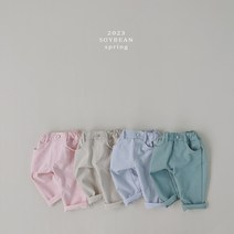 [소이빈] 유아 아동 주니어 23년봄 비비드칼라팬츠 XS-JL