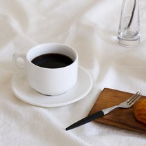 화이트 살롱 커피잔 세트 200ml, 단품