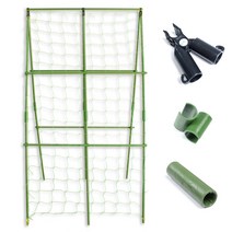 텃밭 지지대 식물지지대 오이 토마토 넝쿨 화분 화초 지주대, 16mm, L270cm x H90cm, 1개