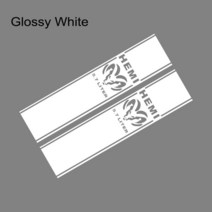 픽업트럭 닷지 램 1500 2500 용 픽업 스티커 Hemi Rebel 5.7 리터 트럭 백 도어 사이드 맞춤형 데칼 비닐 커버 자동차 액세서리, [01] Glossy Black