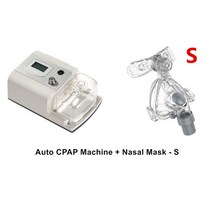 양압기 코골이 방지 자동 CPAP 호흡기 인공 수면 기계 W/무료 마스크 호스 배송 AC08, 01 제비꽃_01 EU 플러그