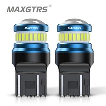 2x P21/5W LED 1157 BAY15D W21/5W BA15D 전구 T20 7443 3157 방향 지시등 자동차 조명 화이트 레드 브레이크 라이트 리버스 램프 DRL, 01 빨간
