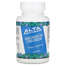 US 직배송 Alta Health 염화 마그네슘 100 정 076920000604 미국직구 보충제, 1PACKAGE, 상세설명참고