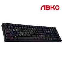 앱코 KN10 PBT RGB 무접점 게이밍키보드, 블랙 55G, 앱코 KN10 PBT RGB 무접점 키보드