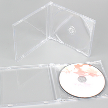 투명 플라스틱 CD 케이스 인테리어 소품 공CD 보관