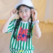 아이러브제이 [아이러브제이] 여름 스트라이프 어썸 티 PTUTO01
