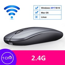 무선마우스 Xiaomi redmi book14 노트북 마우스 무선 블루투스 pro15 충전식 태블릿 5, [07] Wireless Gray