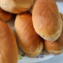 100%통밀빵 크림빵 우리밀 비건 건강한 통곡물빵, 우리밀 통밀소보루빵(4개입)
