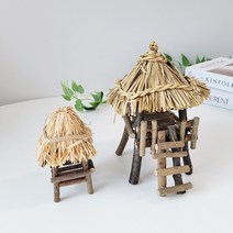 미니 원두막 시골 가을 감성 장식 전통 민속 소품 2size, 소