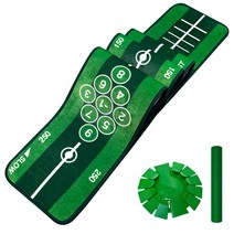 국내생산 볼궤적 실내 퍼팅매트+지우개봉+홀컵, 30*300cm_중소