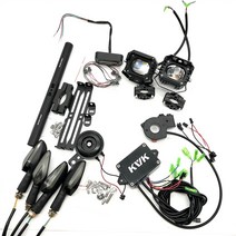 범용 LED 턴 시그널 라이트 전조등 헤드라이트 Hron 브레이크 12V 전기 스쿠터 듀얼트론 썬더 DT3 빅터용 4 개